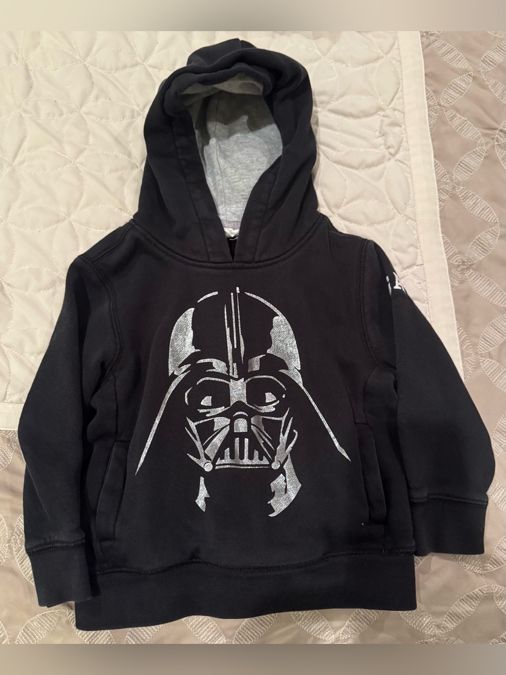 GAP Kids Star Wars Darth Vader Hoodie Sweatshirt Boys 3 Years Black